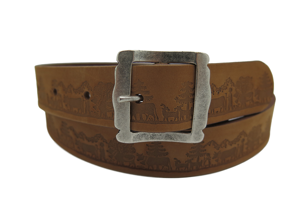 Ledergurt Branding Alpsommer 30+35mm (11065/120)